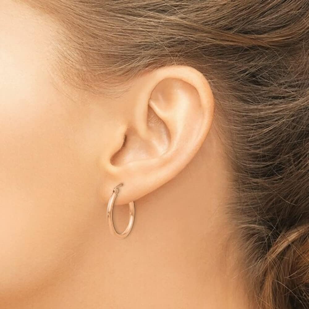 Fashion Gold Stone Hoop Earrings - ZIPPORY