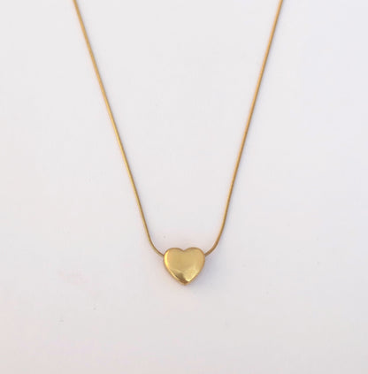 Minimalist Heart Pendant Necklace - ZIPPORY