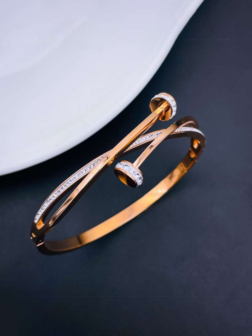 Cute Korean Style Rose Gold Bracelet - ZIPPORY