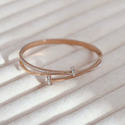 Cute Korean Style Rose Gold Bracelet - ZIPPORY