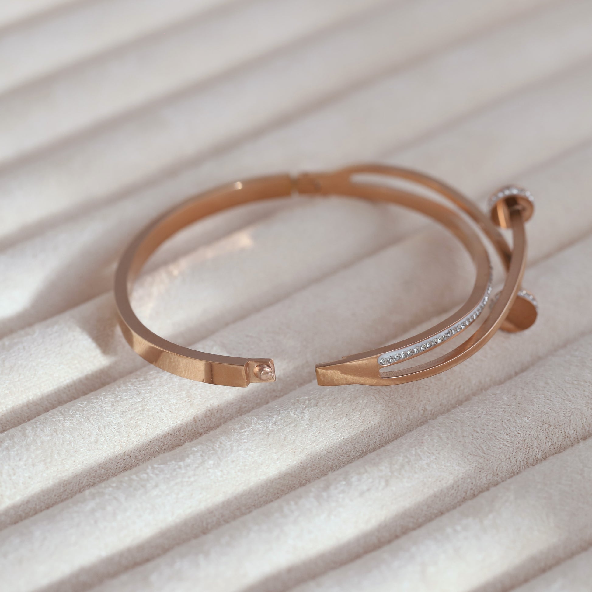 Cute Korean Style Rose Gold Bracelet - ZIPPORY