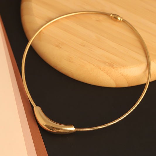Classic Hasli Necklace-Modern Choker Design - ZIPPORY