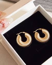Coil Hoops Earring - ZIPPORY