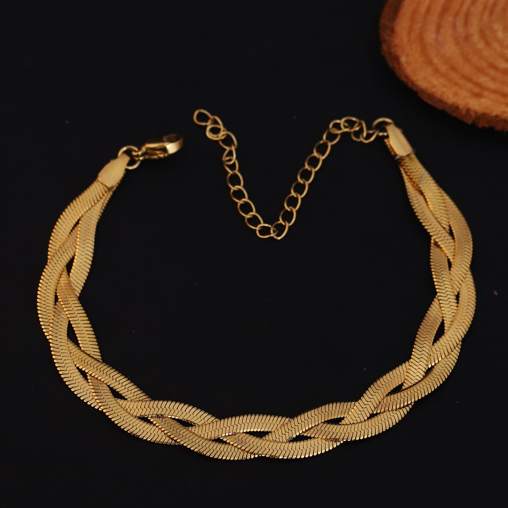 Cute Double Chain Snake Bracelet - ZIPPORY