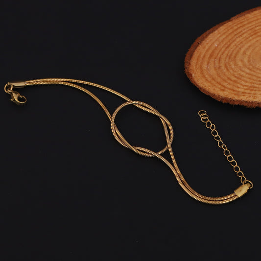 Queen Love Knot Chain Bracelet - ZIPPORY